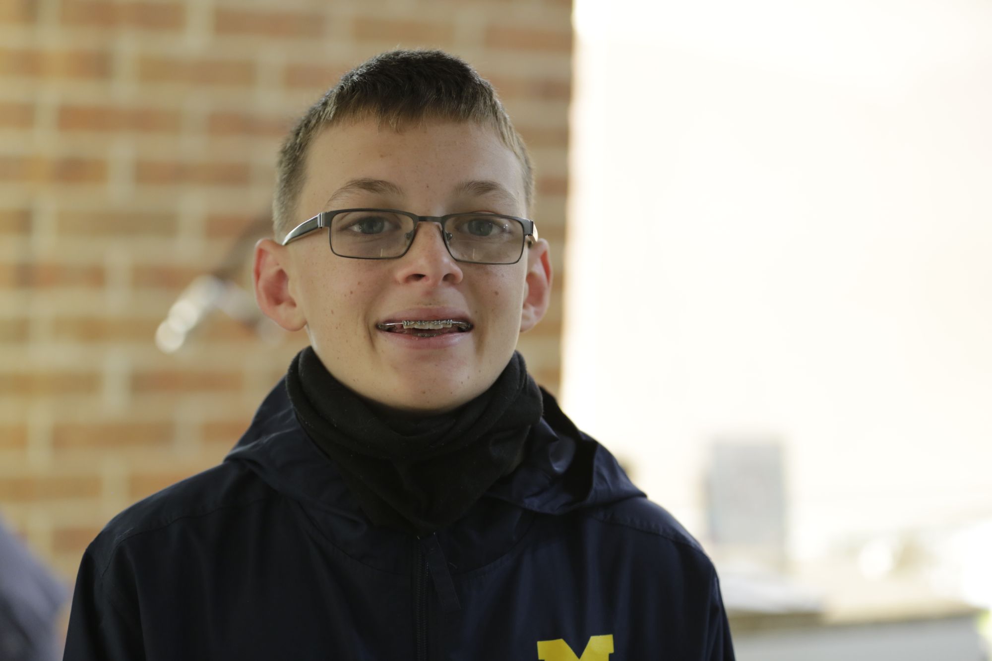 Teen with braces at Norton Orthodontics Port Charlotte office